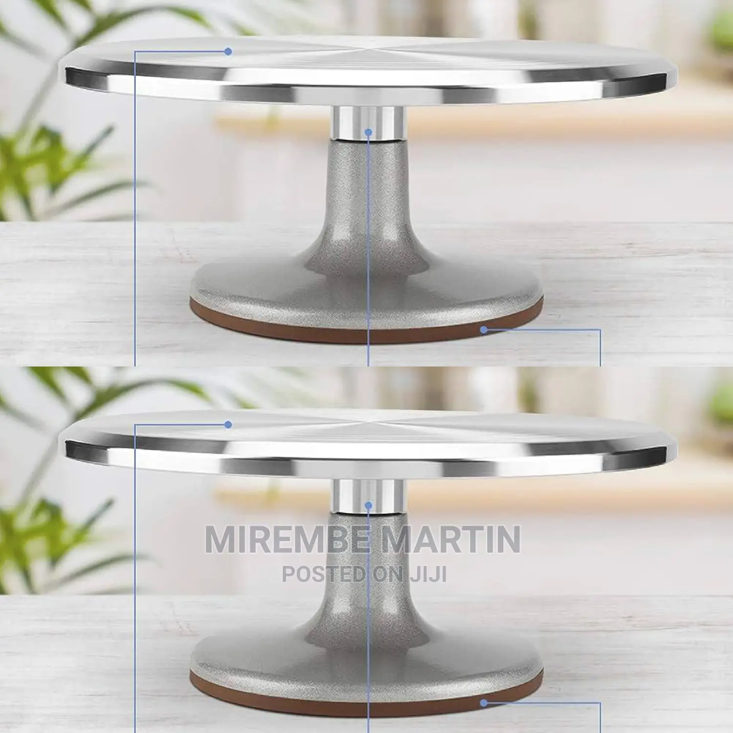 Steel Metallic Cake Stand
