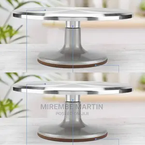 Steel Metallic Cake Stand