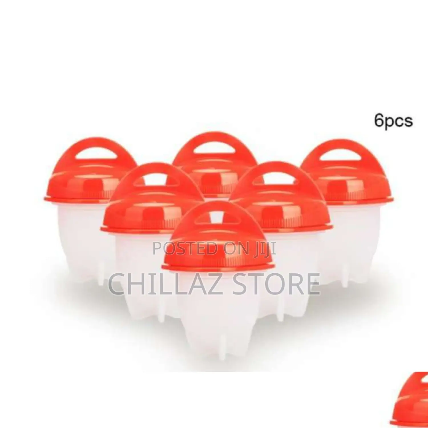 6pcs Silicone Egg Boiler.