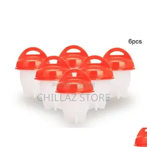 6pcs Silicone Egg Boiler.