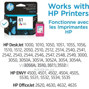 Original HP 61 Tri-Color Ink |
