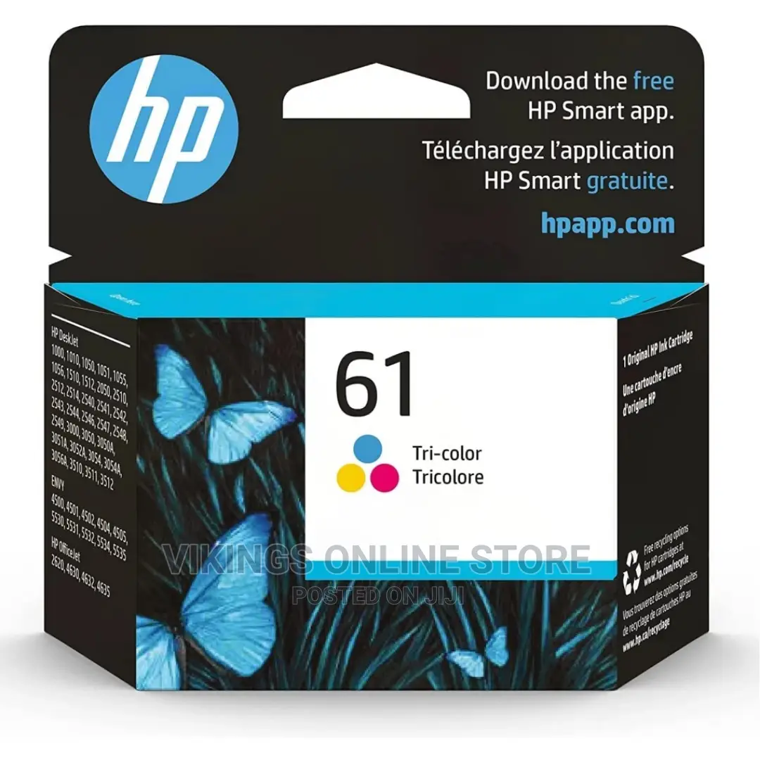 Original HP 61 Tri-Color Ink |