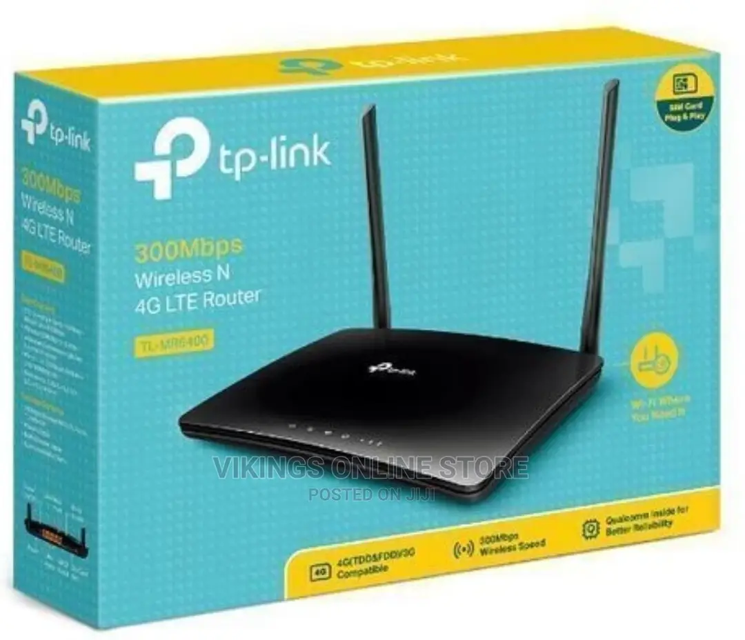 Tp-Link TL-MR6400 300mbps Wireless N 4G LTE Router