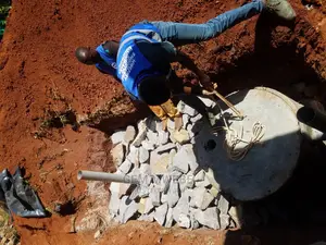 Photo - Bio Digester Septic Tank Construction
