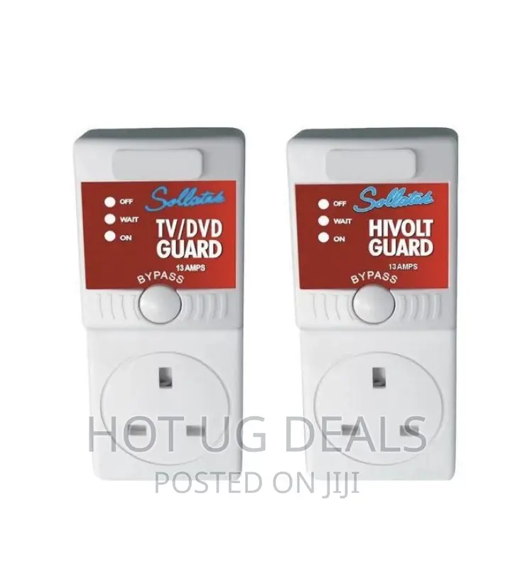 Sollatek 2pc Tv Guards 13amps - White