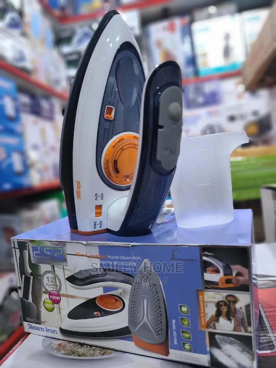 DSP Travel Steam Iron Flat