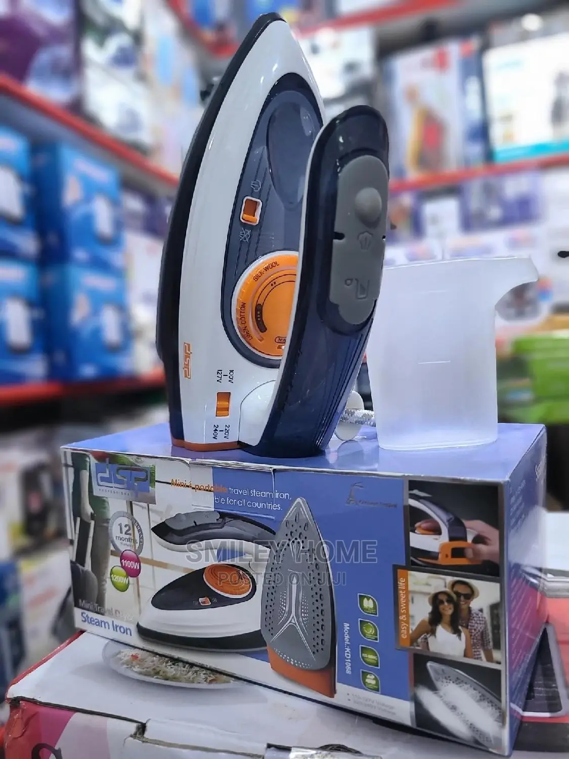 DSP Travel Steam Iron Flat