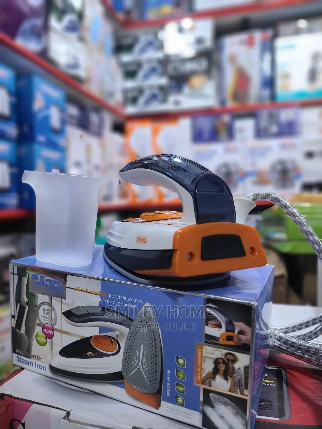 DSP Travel Steam Iron Flat