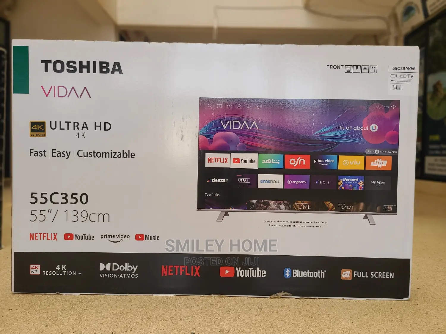 Toshiba 55inches Smart Tv
