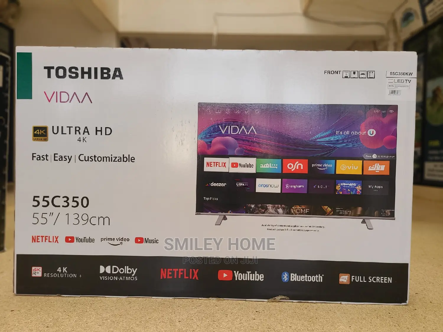 Toshiba 55inches Smart Tv