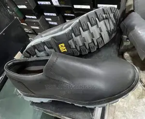 CAT Tyndall ESD Slip Resistant Steel Toe Work Shoe Beige
