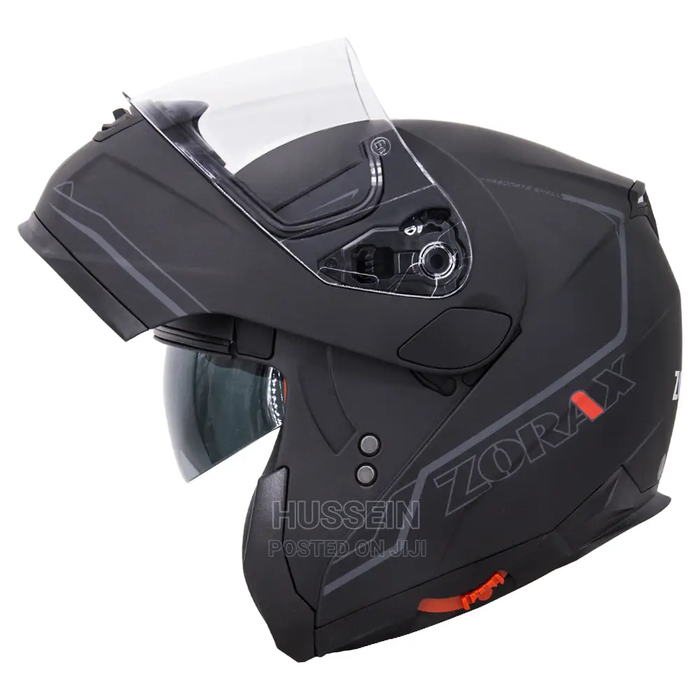 Flip Up Front Motorbike Motorcycle Helmet With Sun Visor