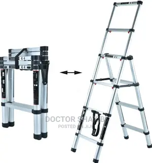 Photo - Multifunctional Aluminum Home Foldable Ladder