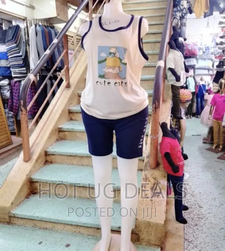 Ladies 2pc Casual Wear With Shirt and Short - Multicolor