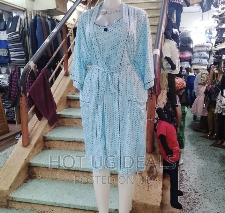 Ladies Night Dress With Floral Detail - Multidesign