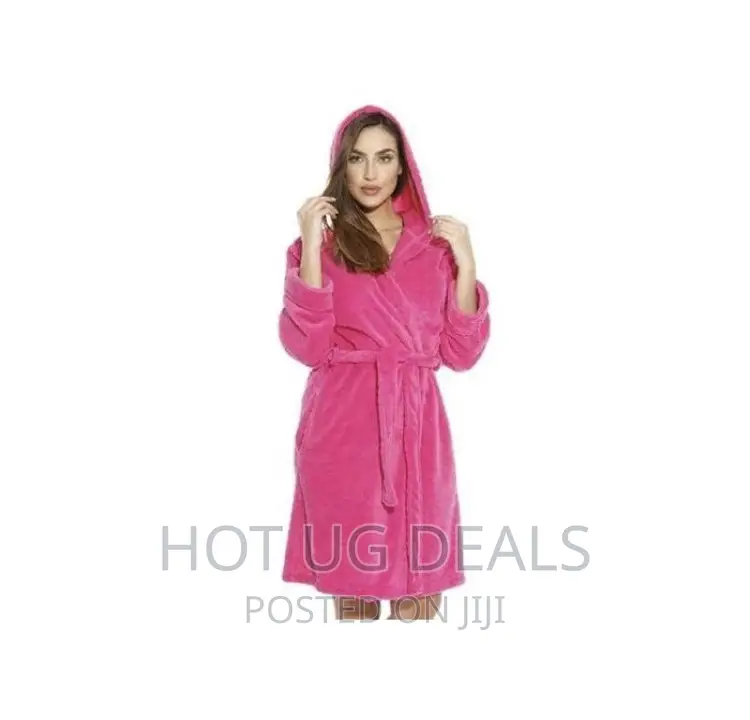 Unisex Exquisite Bathrobe With Varying Designs- Pink