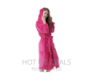 Unisex Exquisite Bathrobe With Varying Designs- Pink