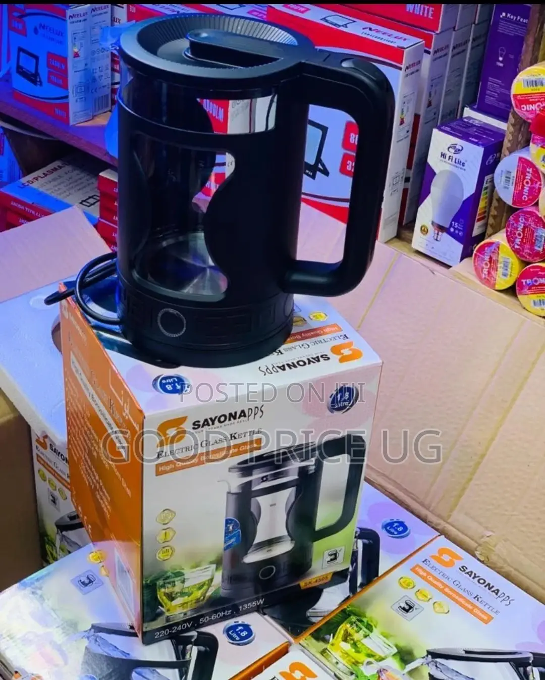 4505 Sayona Kettle. Comes With 1 Year Warranty.