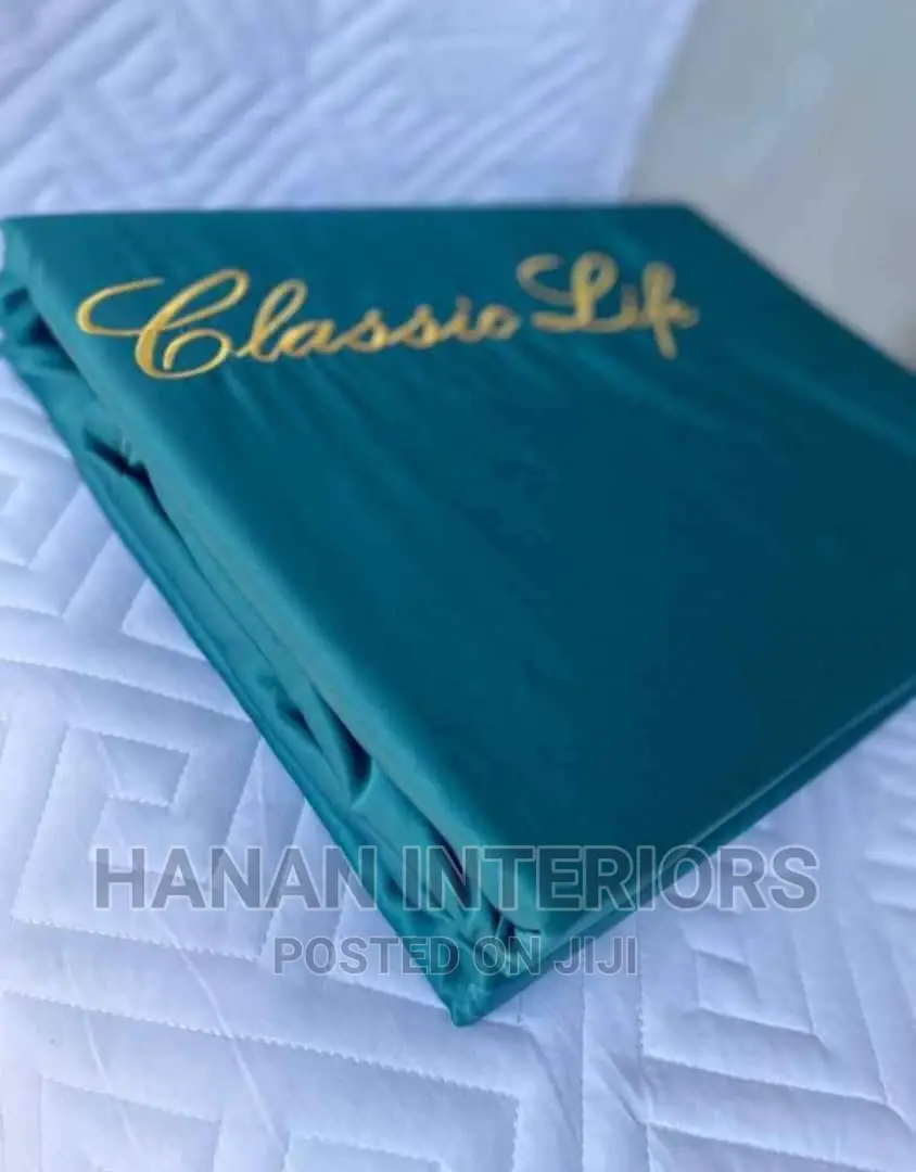 Silk Bedsheets With a Duve Cover