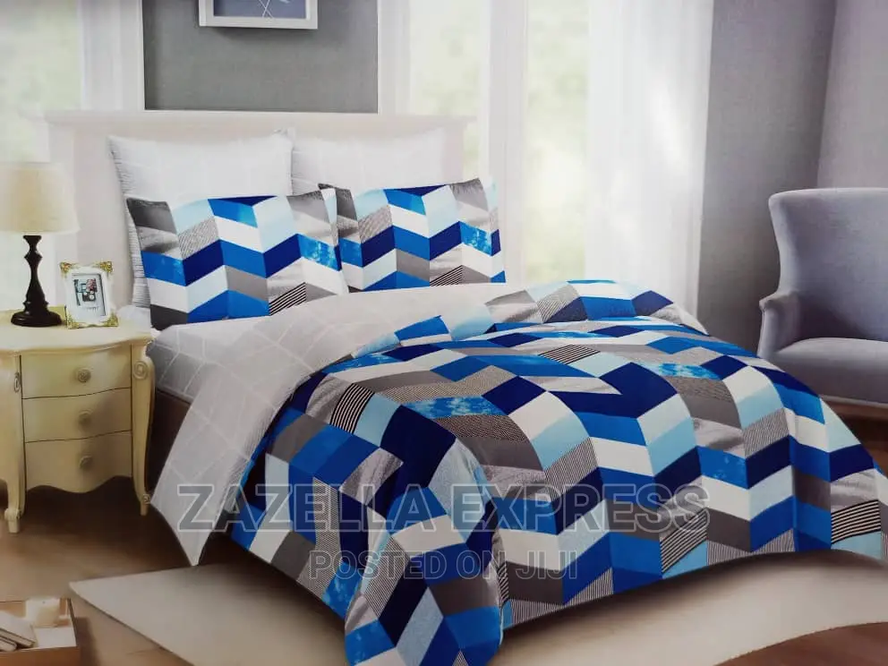 5×6 Duvet Set With 1 Bedsheet, 2 Pillow Cases – Multicolour