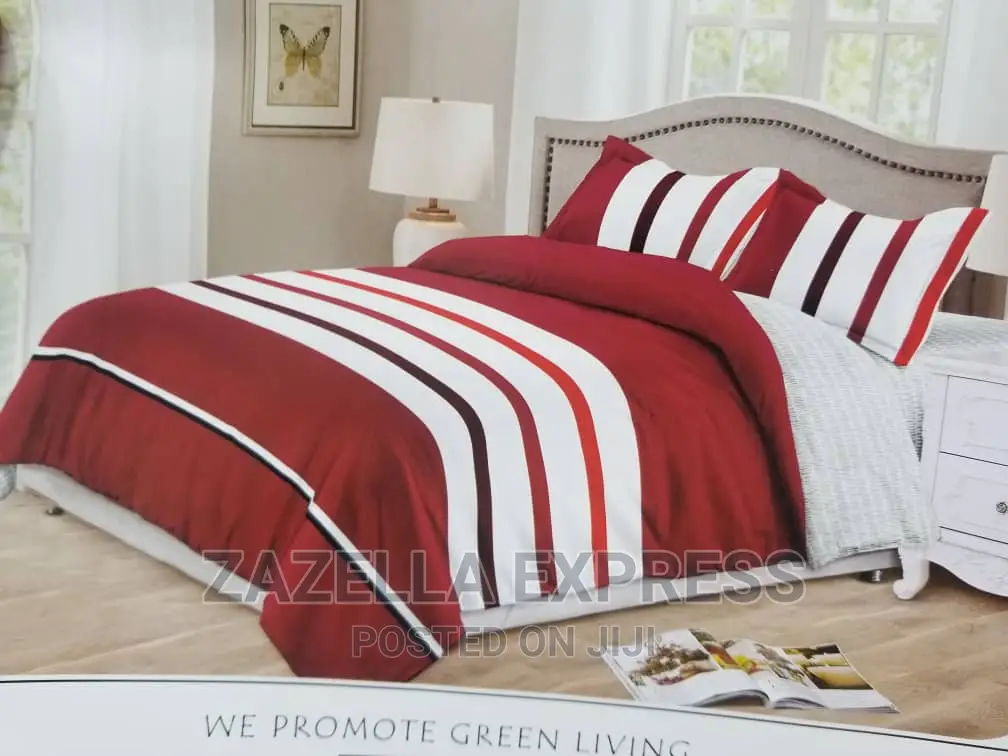 5×6 Duvet Set With 1 Bedsheet, 2 Pillow Cases – Multicolour