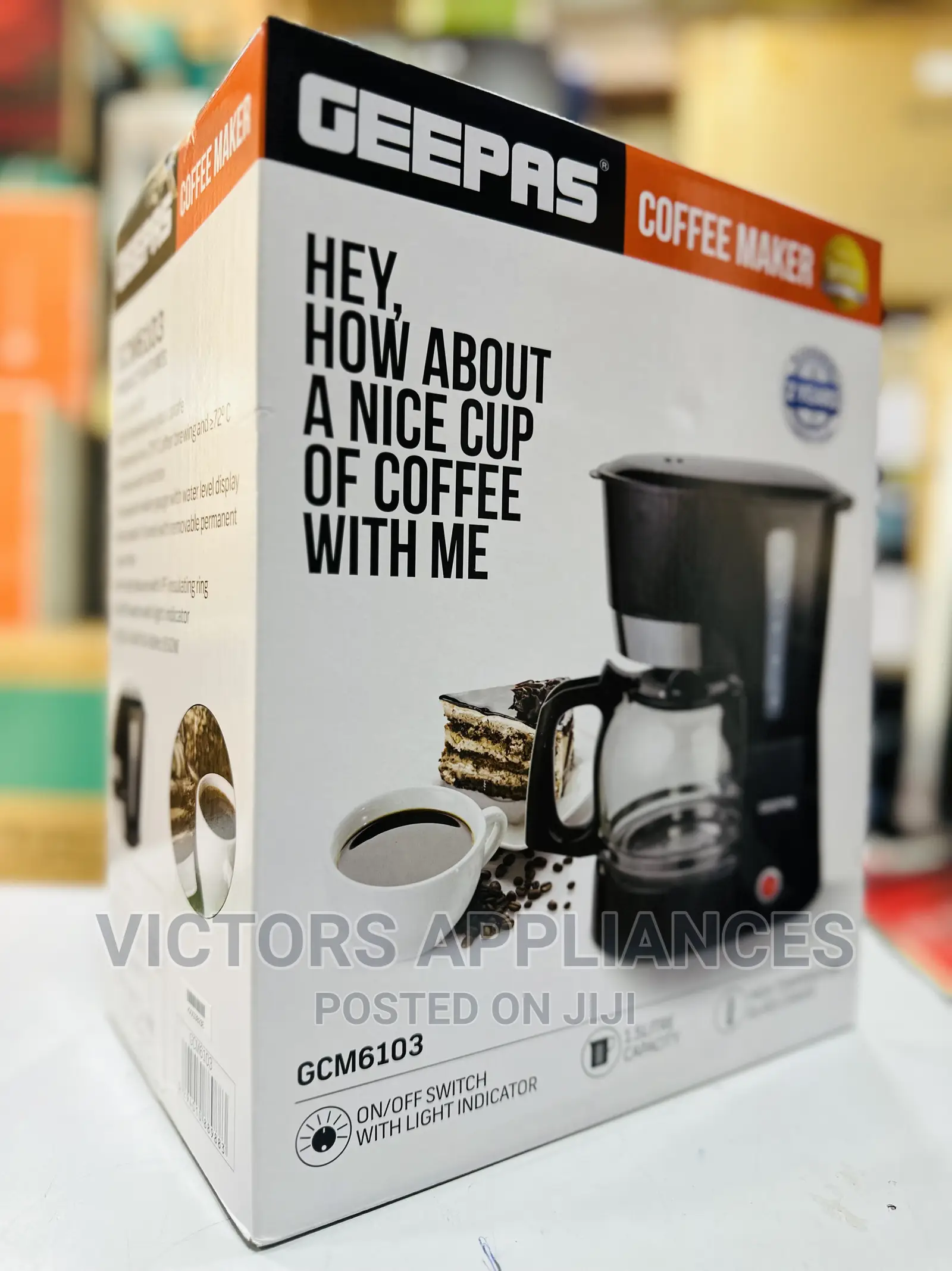 Geepas Coffee Maker 1.5L