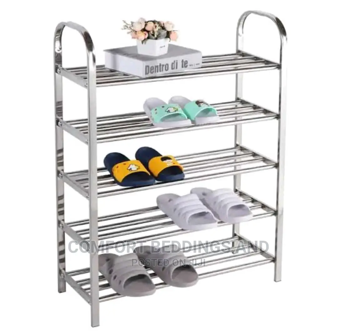 Metallic Shoe Rack