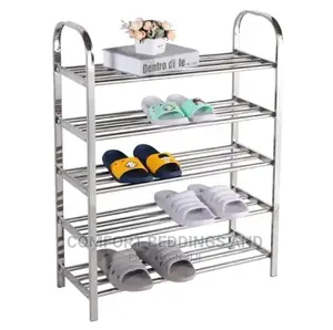 Metallic Shoe Rack