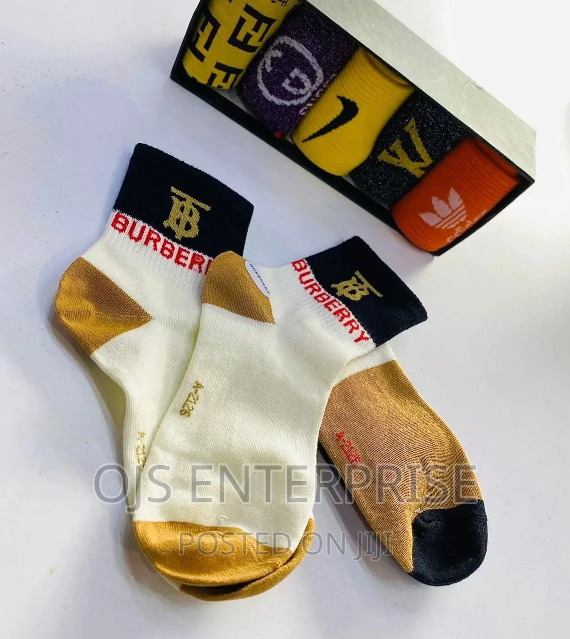Branded Warm Cotton Socks