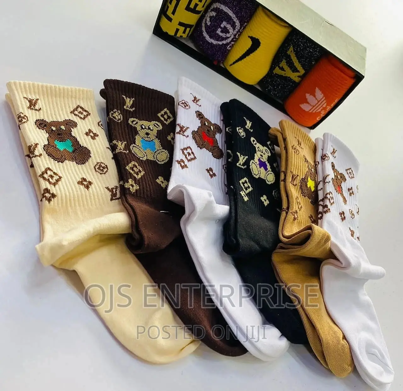 Branded Warm Cotton Socks