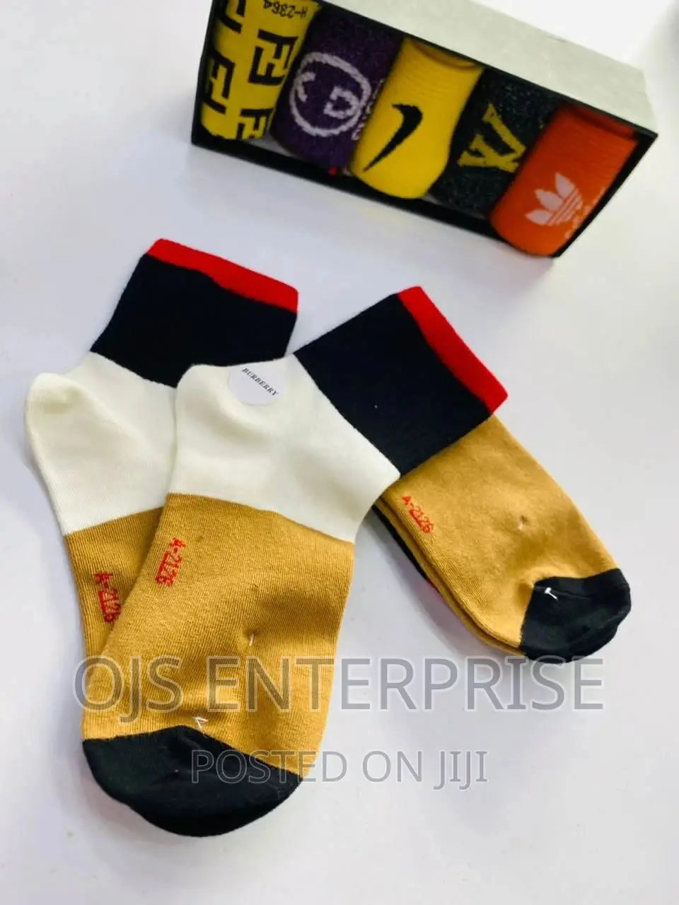 Branded Warm Cotton Socks