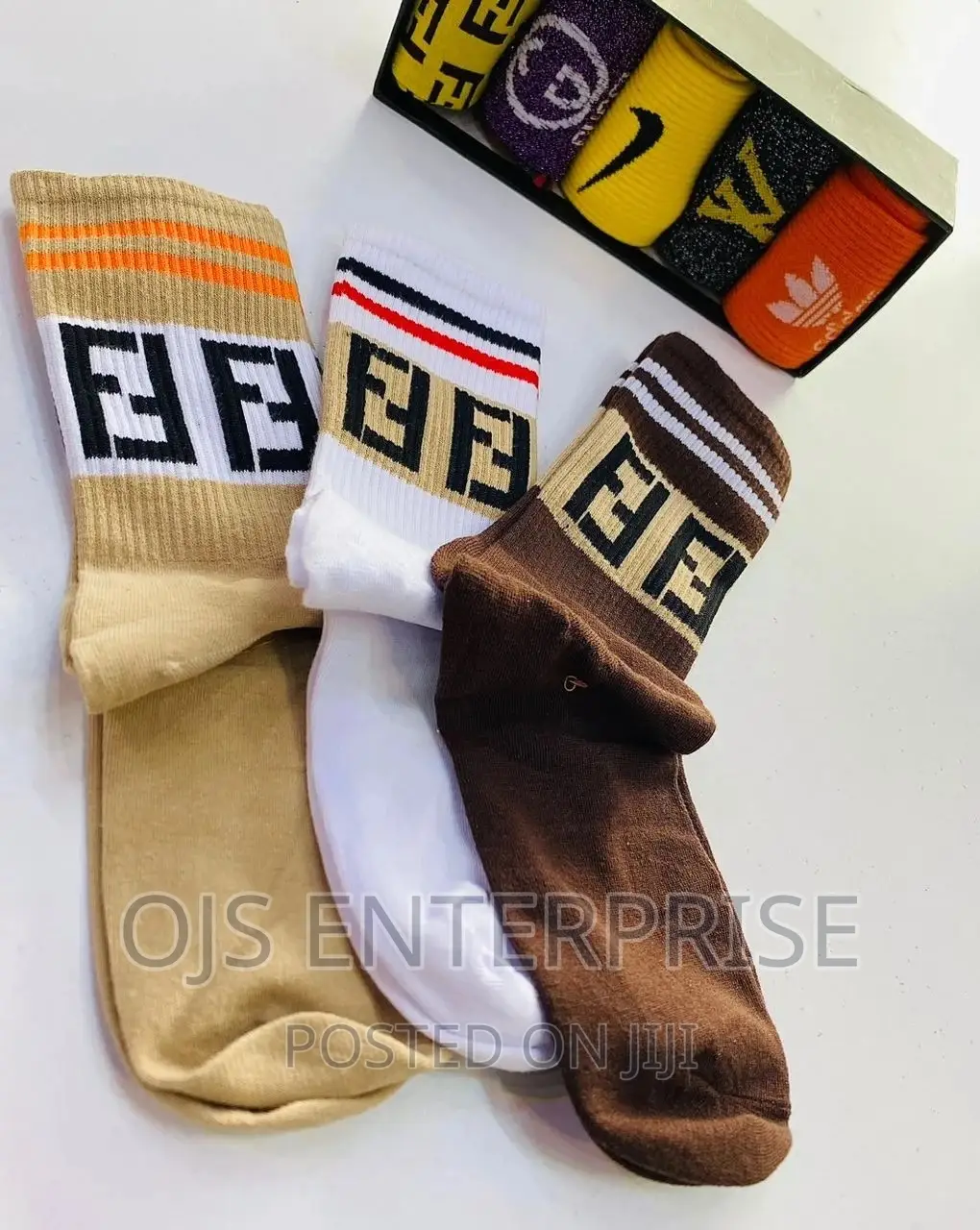 Branded Warm Cotton Socks