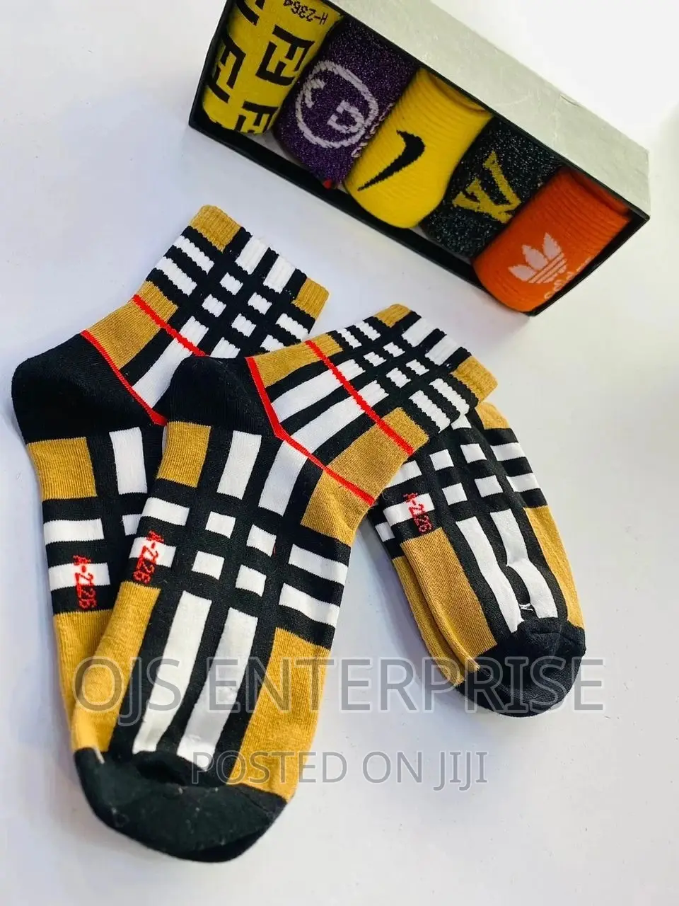 Branded Warm Cotton Socks