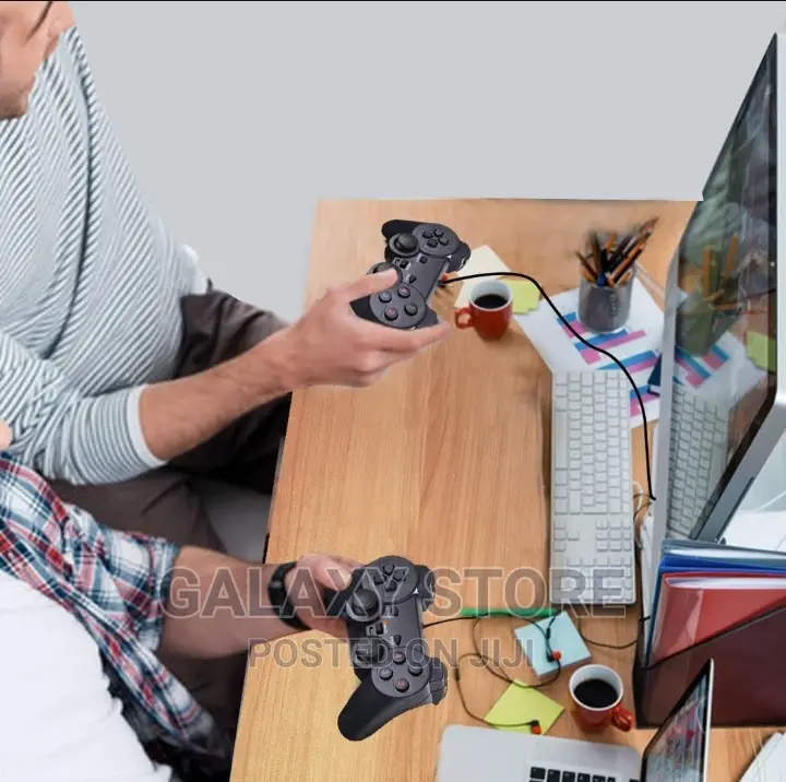 2 Pack USB Joystick Gamepad Gaming Pad Wired Controller PC