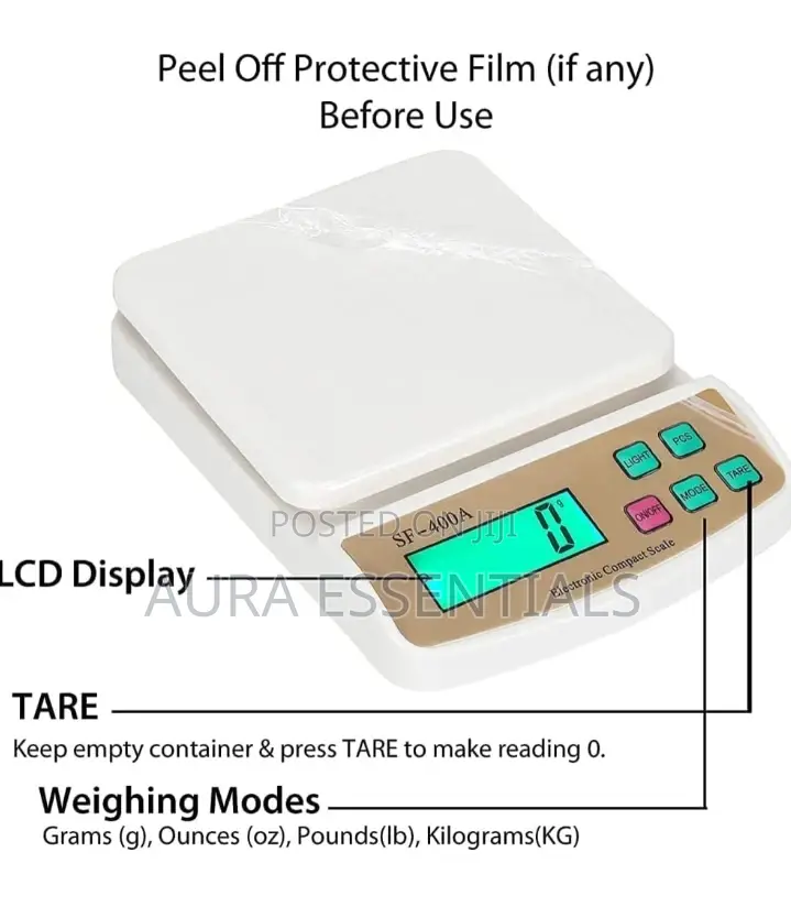 Kitchen Weighing Scale With Tare Function SF - 400A
