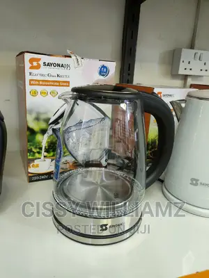 Sayona Electric Glass Kettle/1.8l Glass Kettle