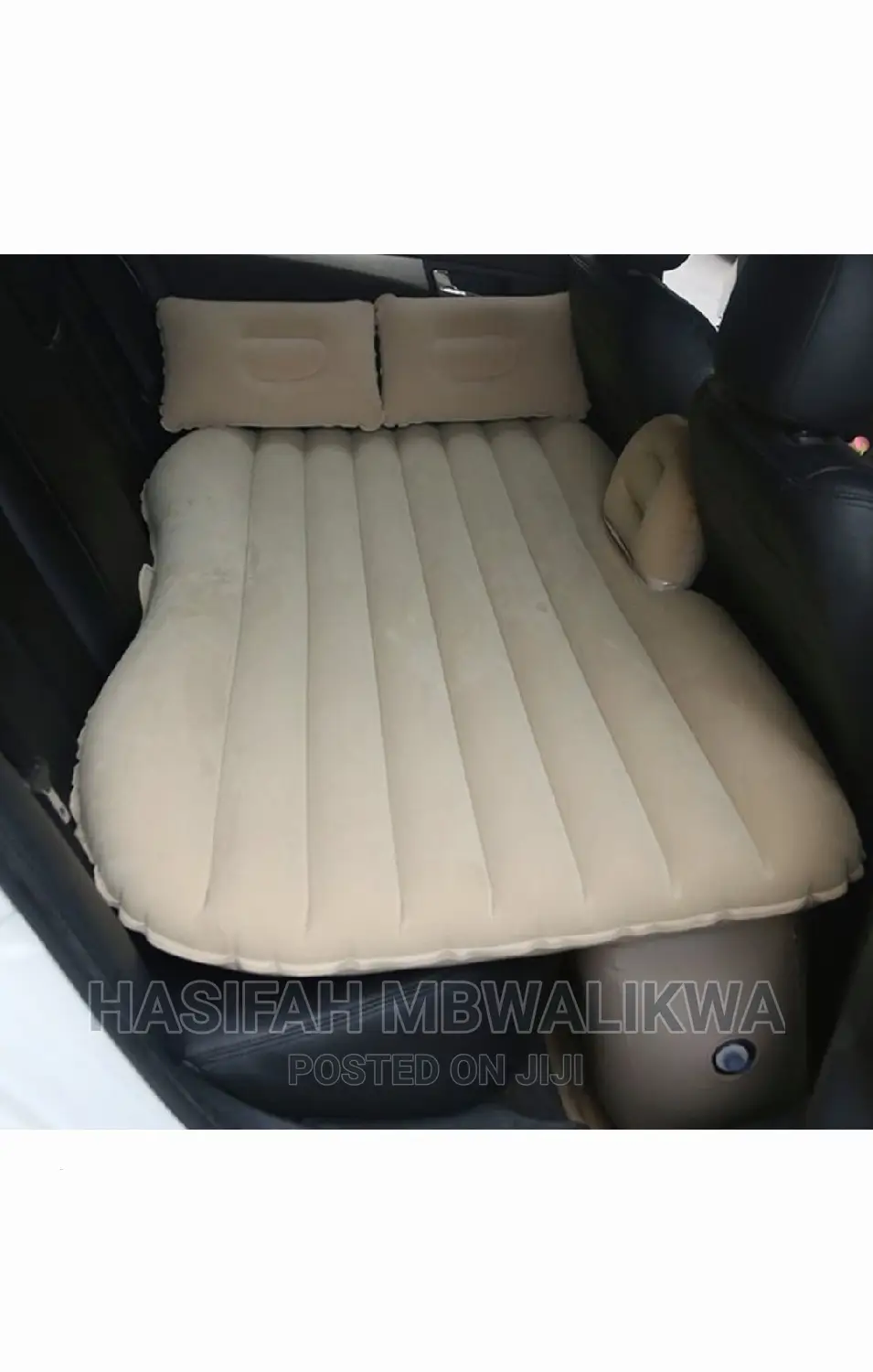 Inflatable Car Bed For Back Seat + Free Air Pump
