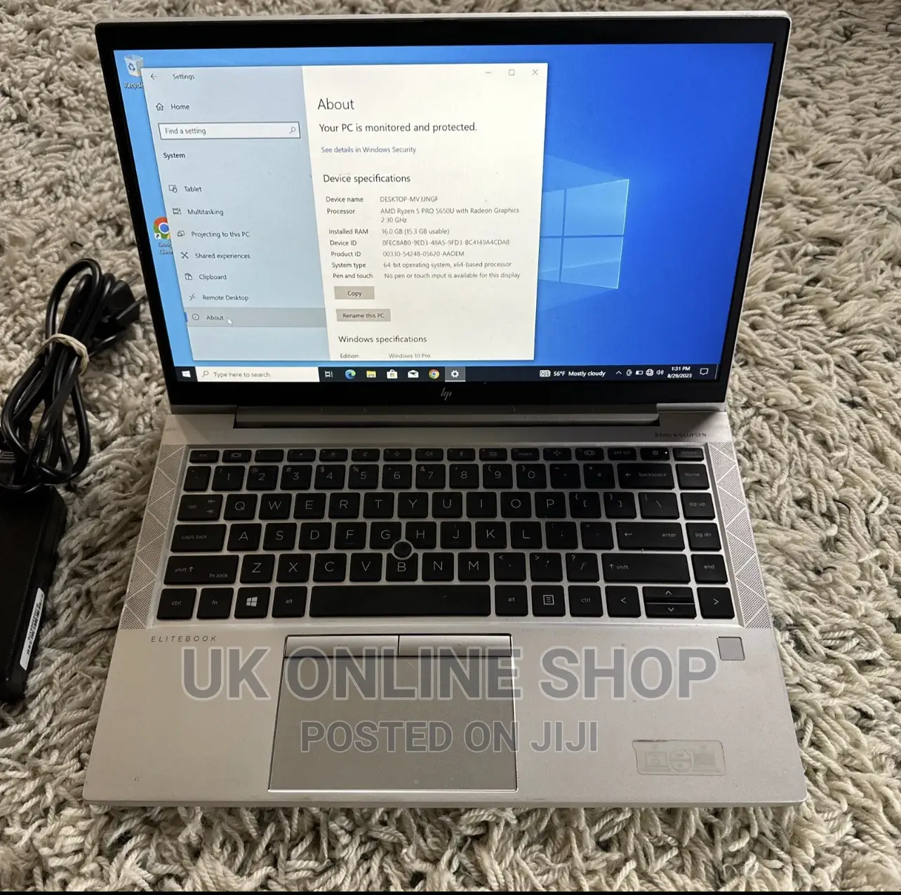 Laptop HP EliteBook 840 G7 4GB Intel Core I5 SSD 256GB