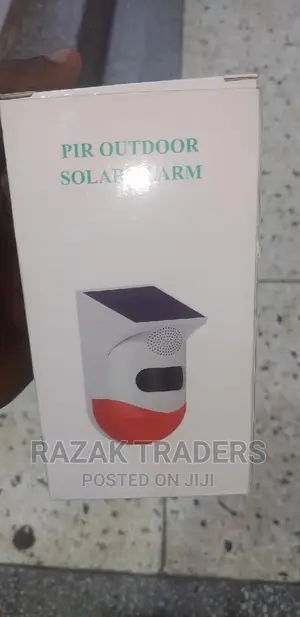 Solar Alarm Light With Motion Detector, Waterproof/Out Door