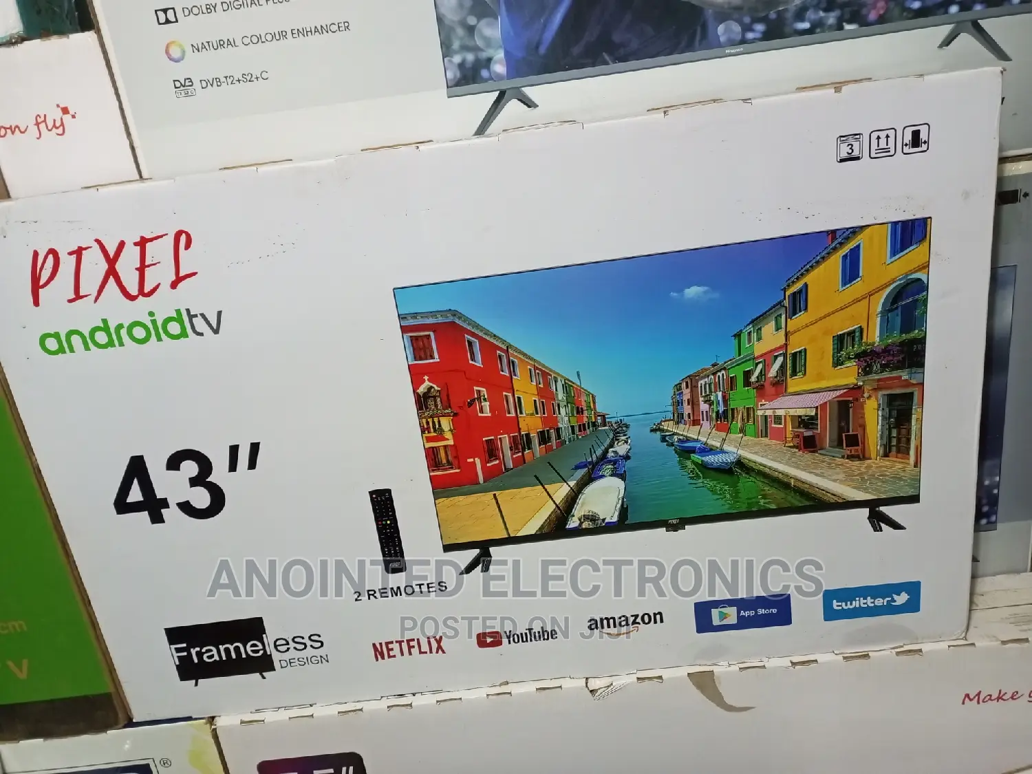 Pixel 65" Smart Tv With Resolution
