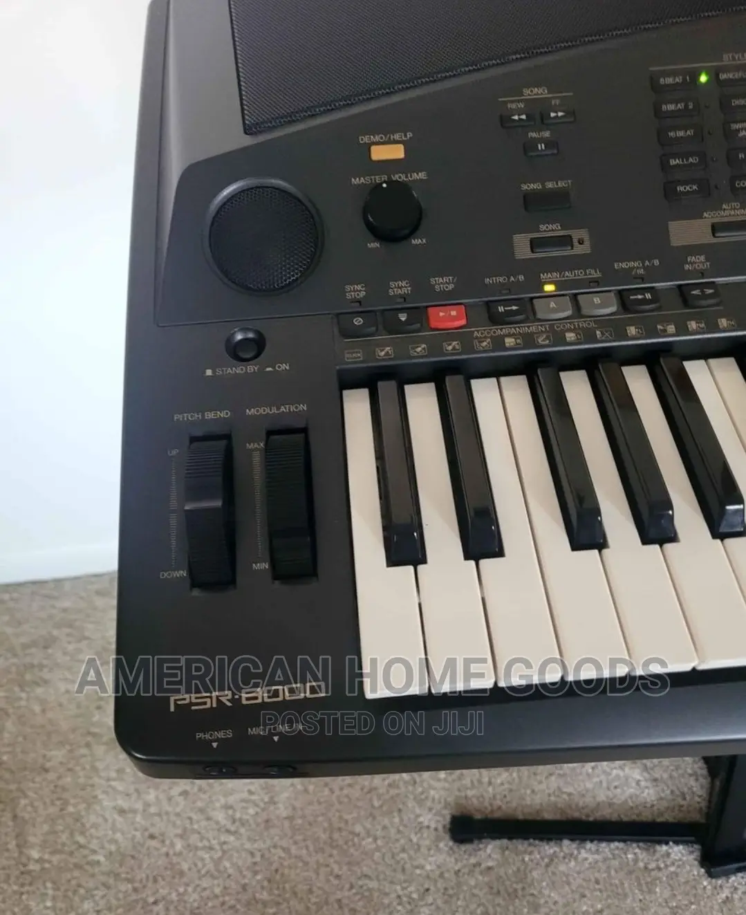 Yamaha PSR-8000 61 Keys Professional Keyboard With Midi/Usb