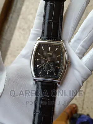 Faux Leather Designer's Watch