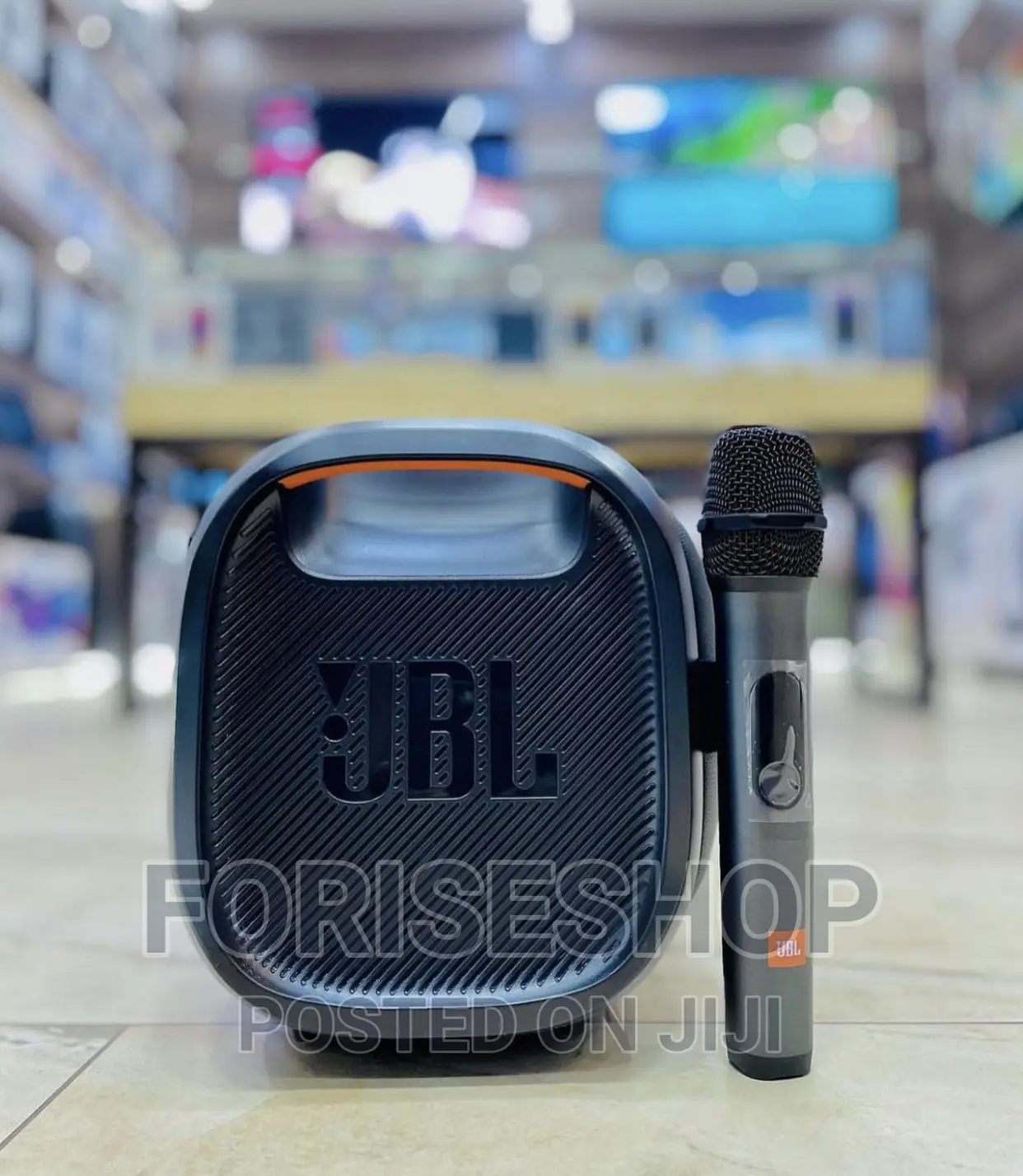 JBL Partybox Party-on-Go Wireless Speaker With a Microphone