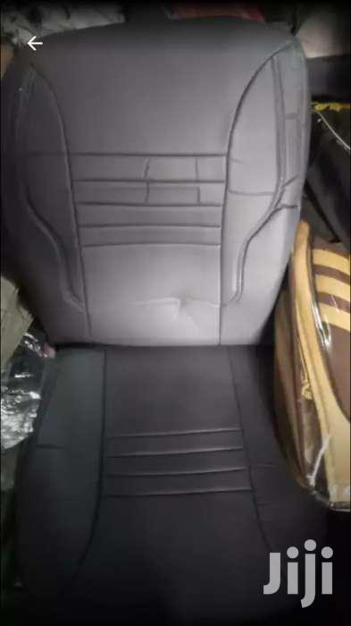 Gray Seat Covers With Lining In.