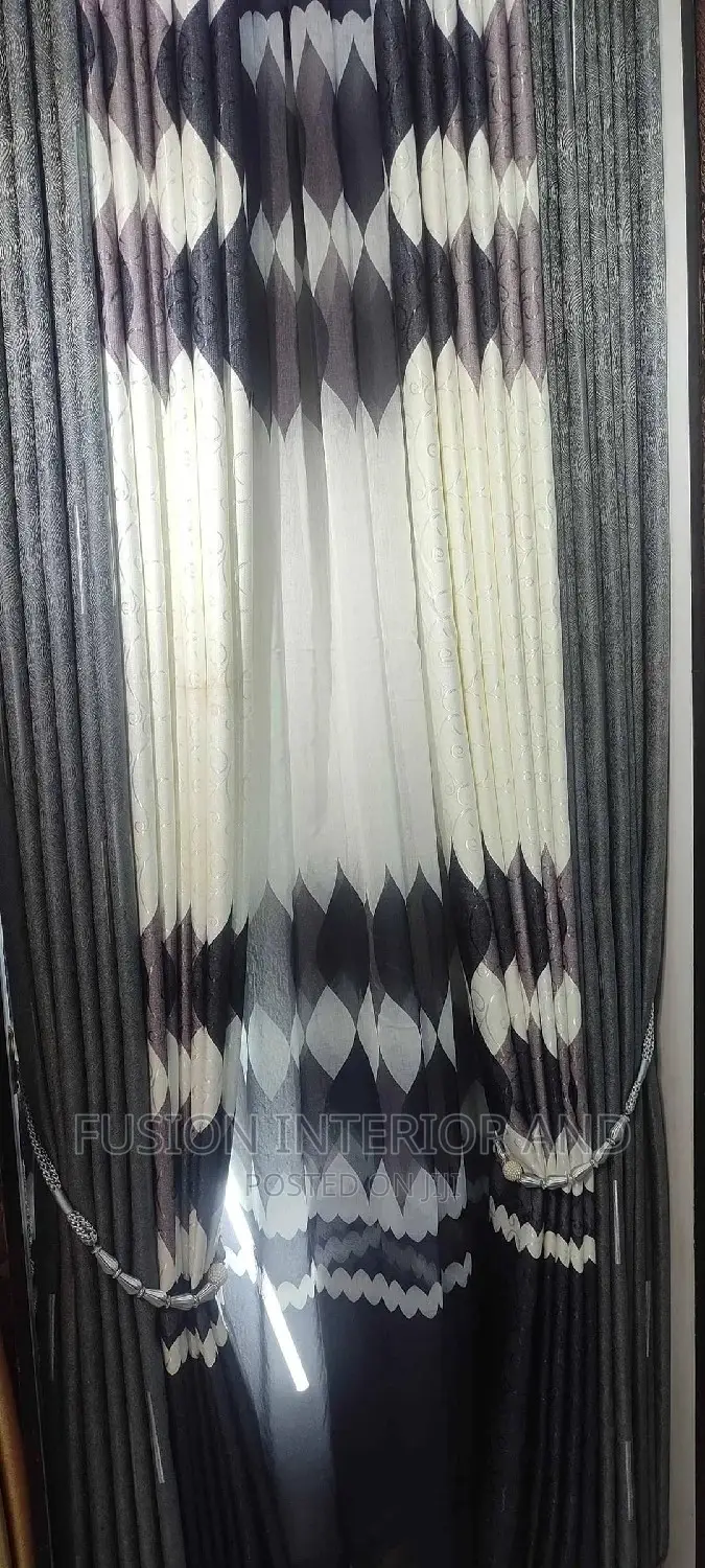 Straw Gray Curtains