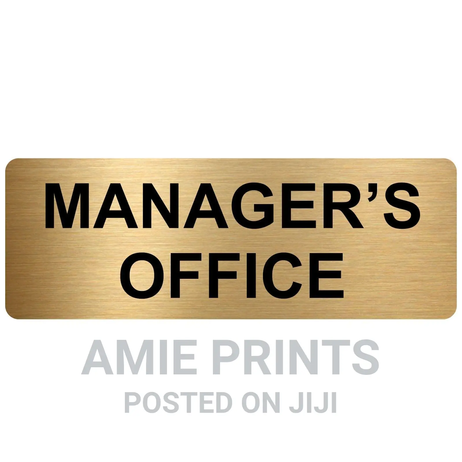 Custom Office Engraved Name Plate for Doors and Offices
