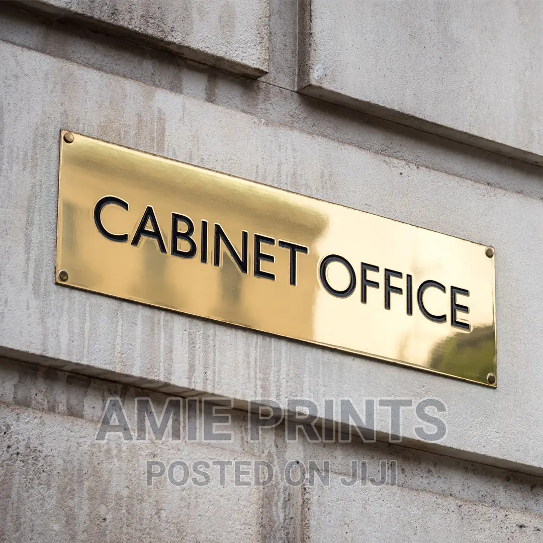 Custom Office Engraved Name Plate for Doors and Offices