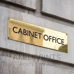Custom Office Engraved Name Plate for Doors and Offices