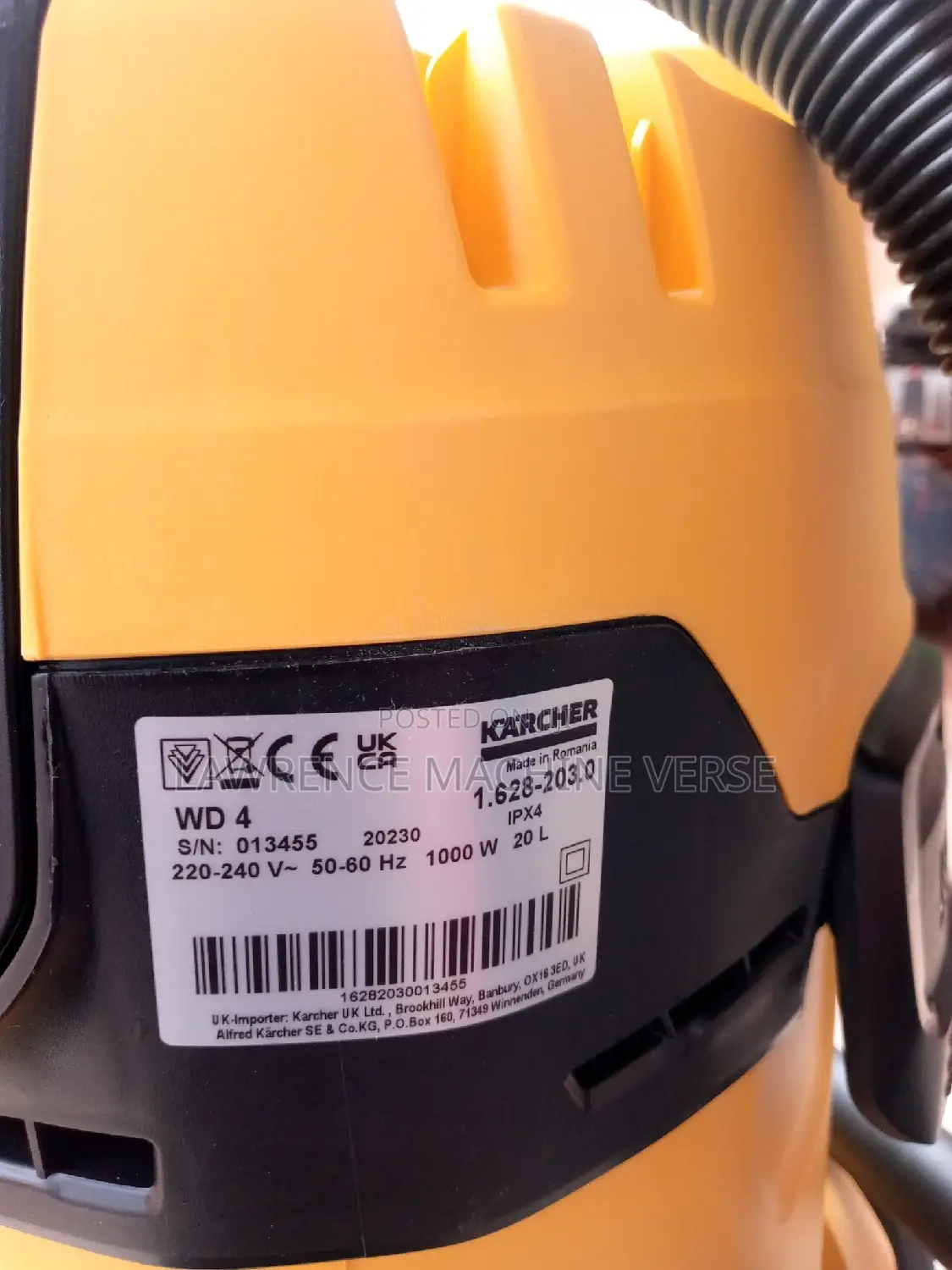 Karcher Vacuum Cleaner WD4 20L