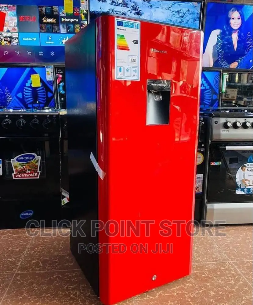 229l Hisense Fridge/ Hisense Red Fridge With Dispenser/ 229l